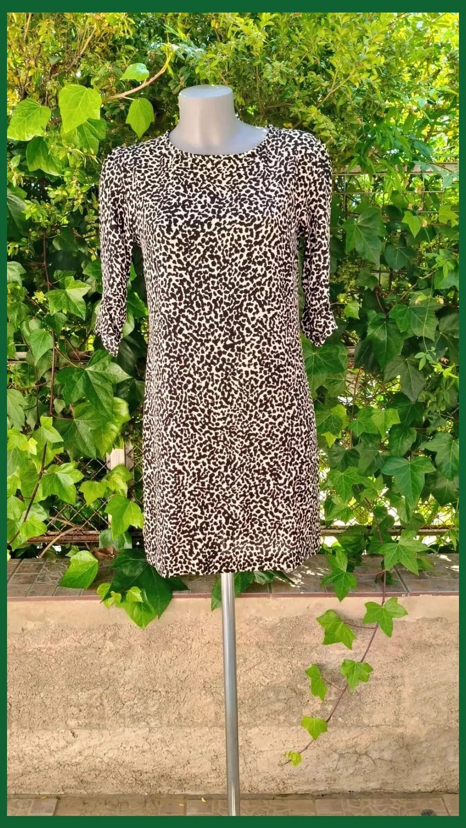 Vestido de Leopardo IKKS – Estilo Elegante y Fluido – IKKS – taille M / 38 / 10