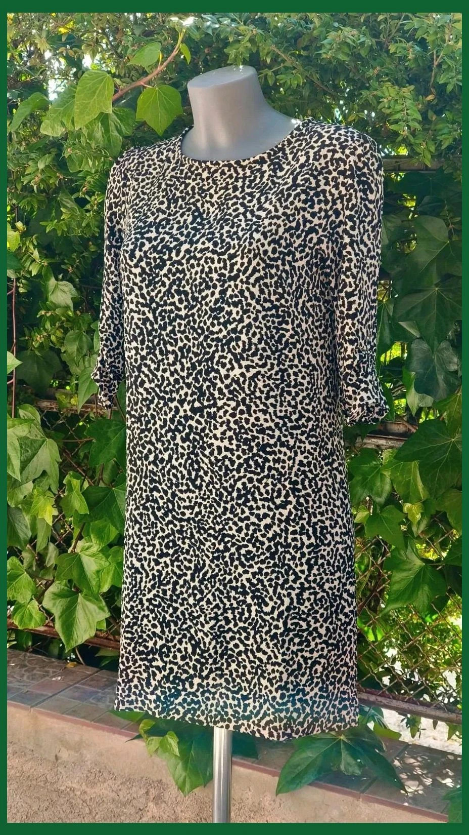 Vestido de Leopardo IKKS – Estilo Elegante y Fluido – IKKS – taille M / 38 / 10 3