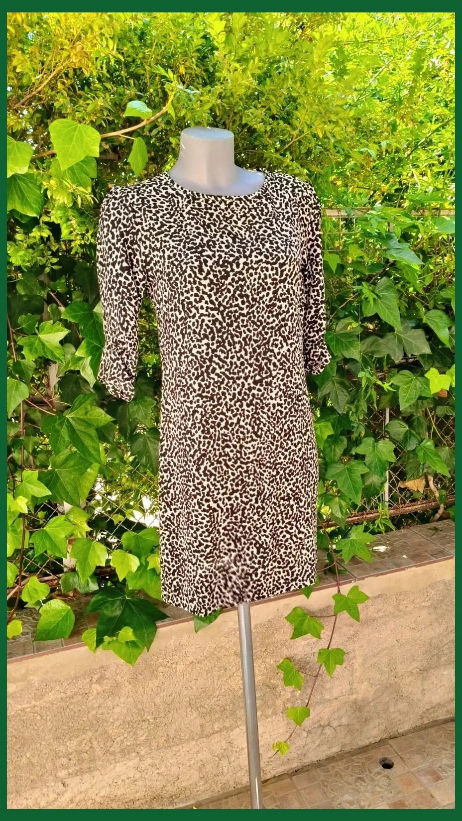 Vestido de Leopardo IKKS – Estilo Elegante y Fluido – IKKS – taille M / 38 / 10 2