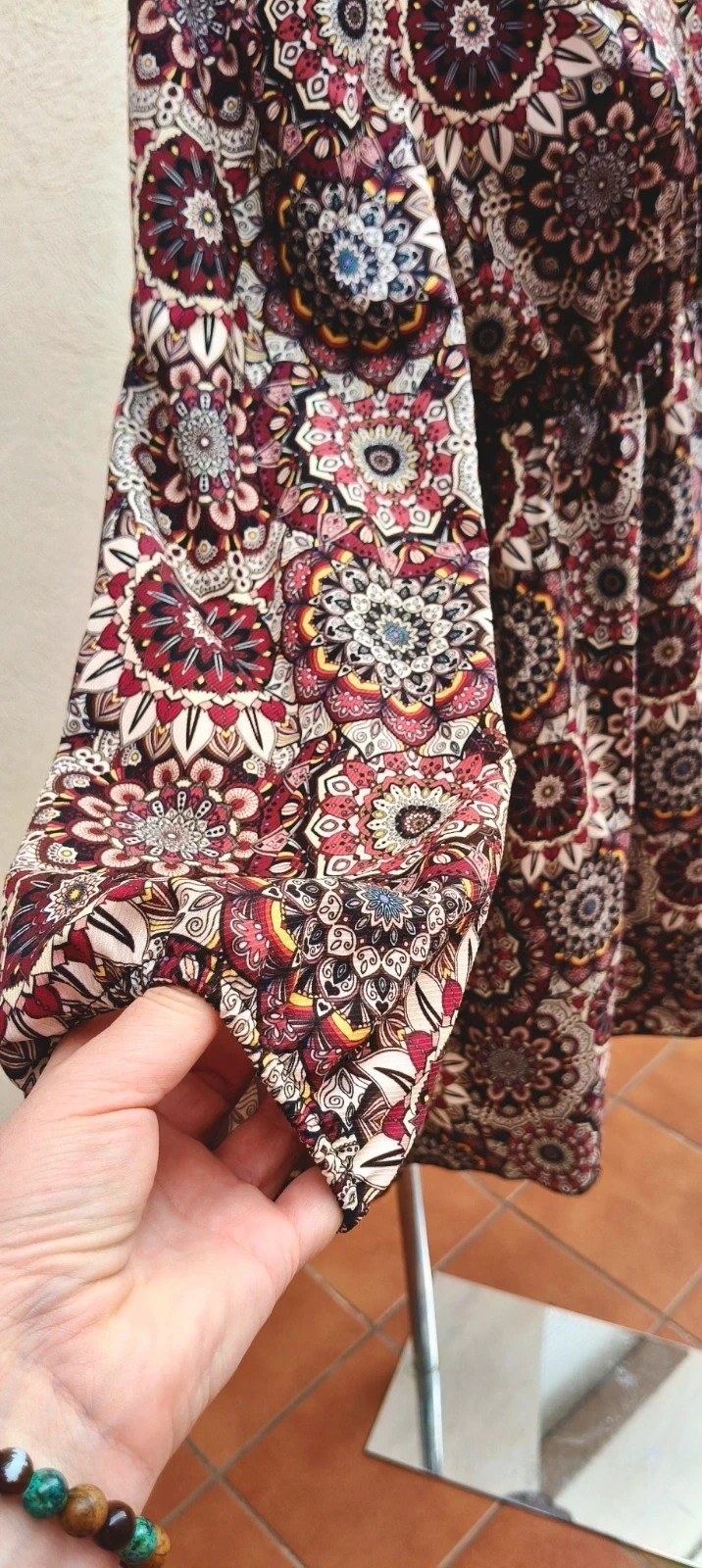Vestido Corto con Estampado de Mandalas 🌈 – Boutique Bohéme – taille M / 38 / 10 5