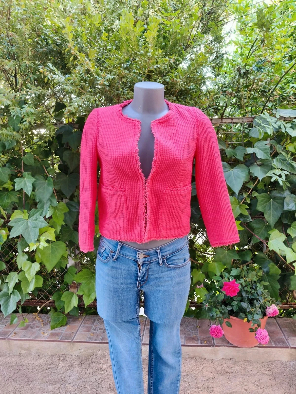 Chaqueta fucsia Zara Basic (Talla XS) 🌈 – Zara – taille S / 36 / 8 2
