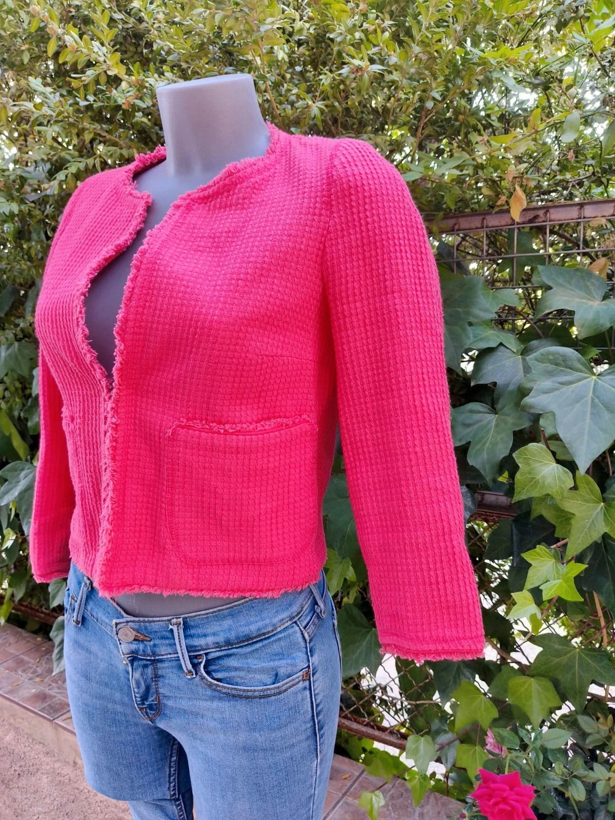 Chaqueta fucsia Zara Basic (Talla XS) 🌈 – Zara – taille S / 36 / 8 3
