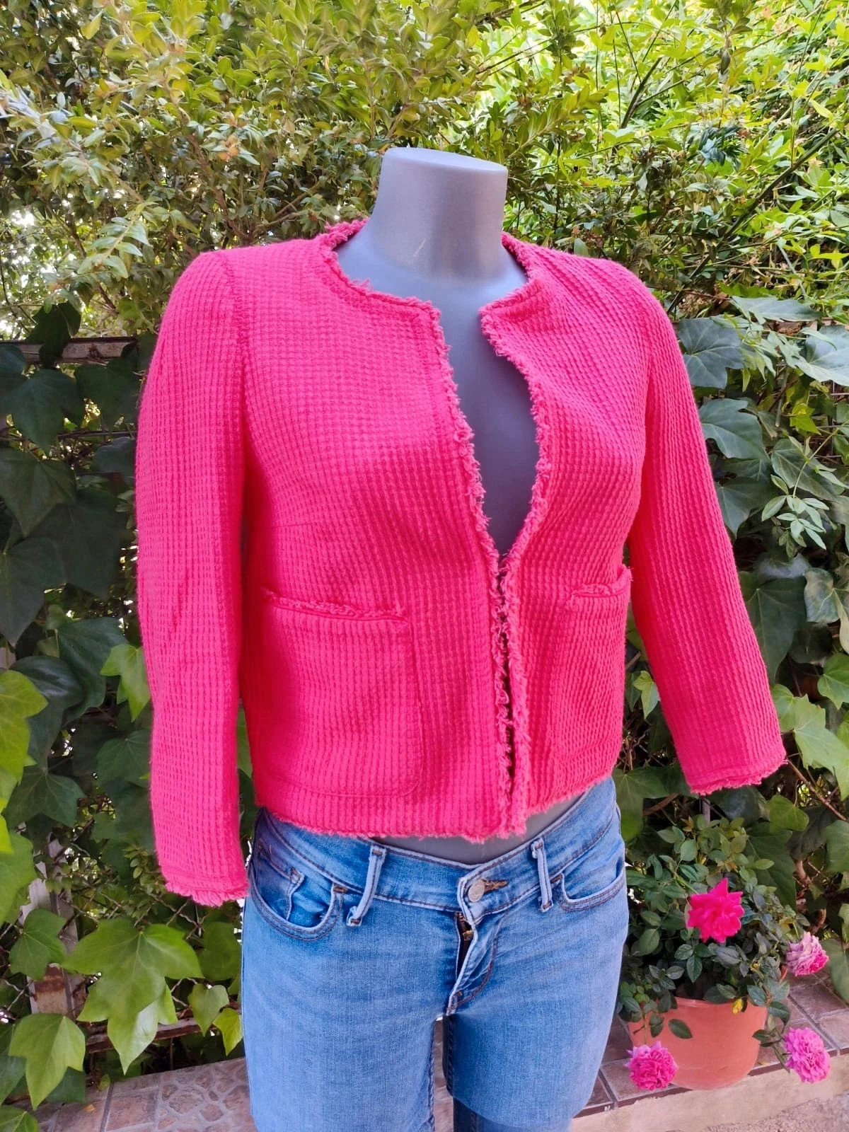 Chaqueta fucsia Zara Basic (Talla XS) 🌈 – Zara – taille S / 36 / 8