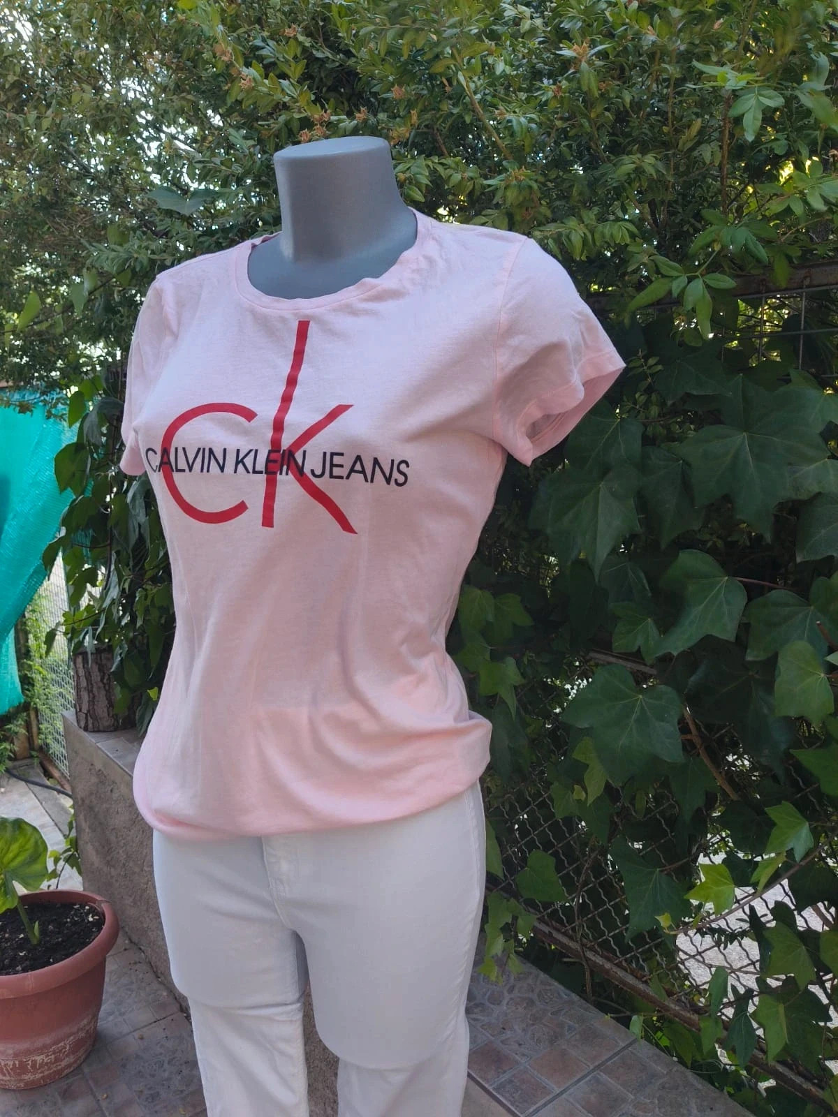 Camiseta Calvin Klein Jeans - Rosa 🩷 – Calvin Klein Jeans – taille M / 38 / 10 2