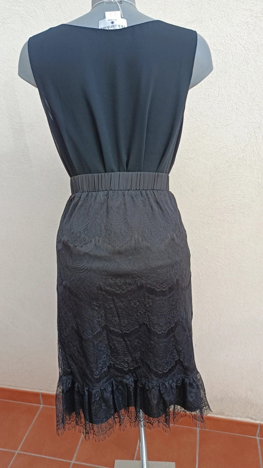 Top Negro con Detalle de Encaje - Rick Cardona New York 🌈 – Rick Cardona – taille M / 38 / 10 4