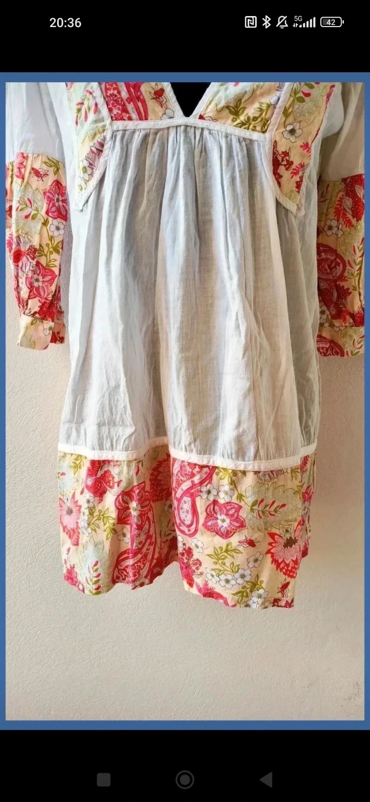 Vestido corto / Tunica fluida de Kling 🌈 – Kling – taille M / 38 / 10 3