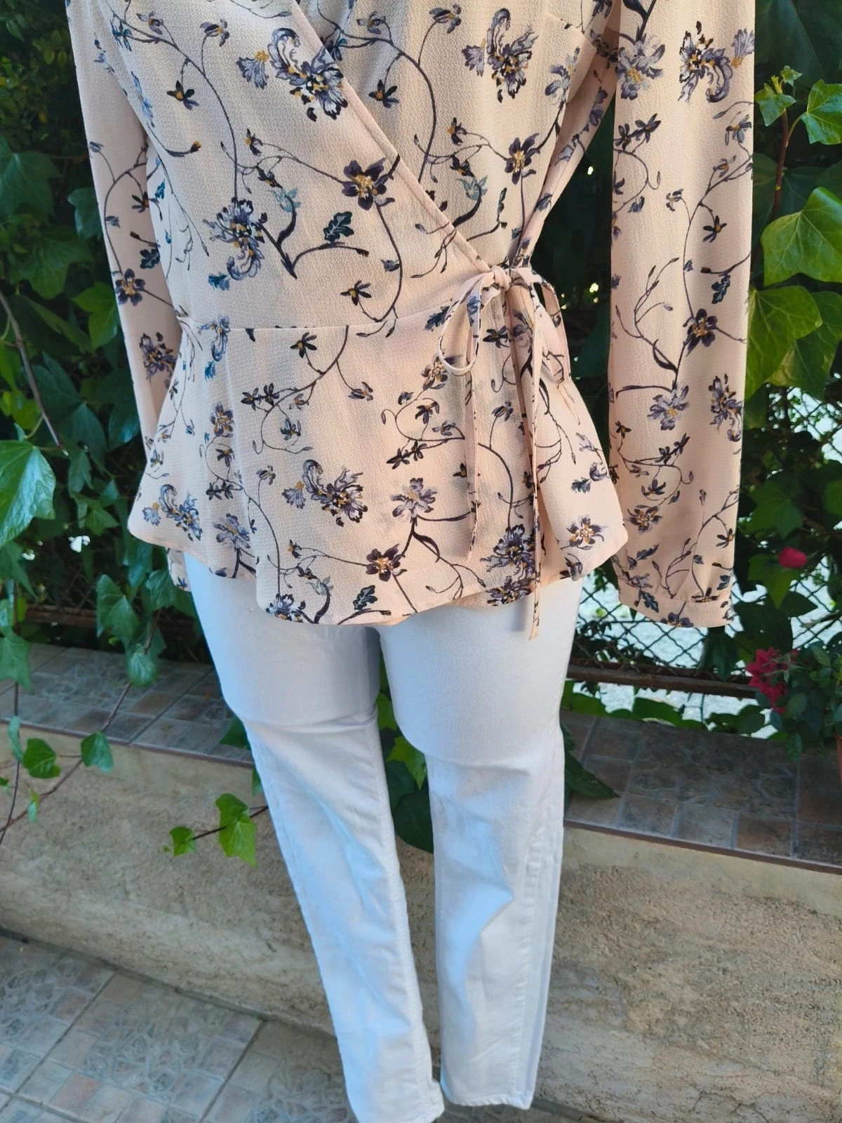 Blusa Cruzada de Flores / Primark (Talla 40) 🌈 – Primark – taille L / 40 / 12 3