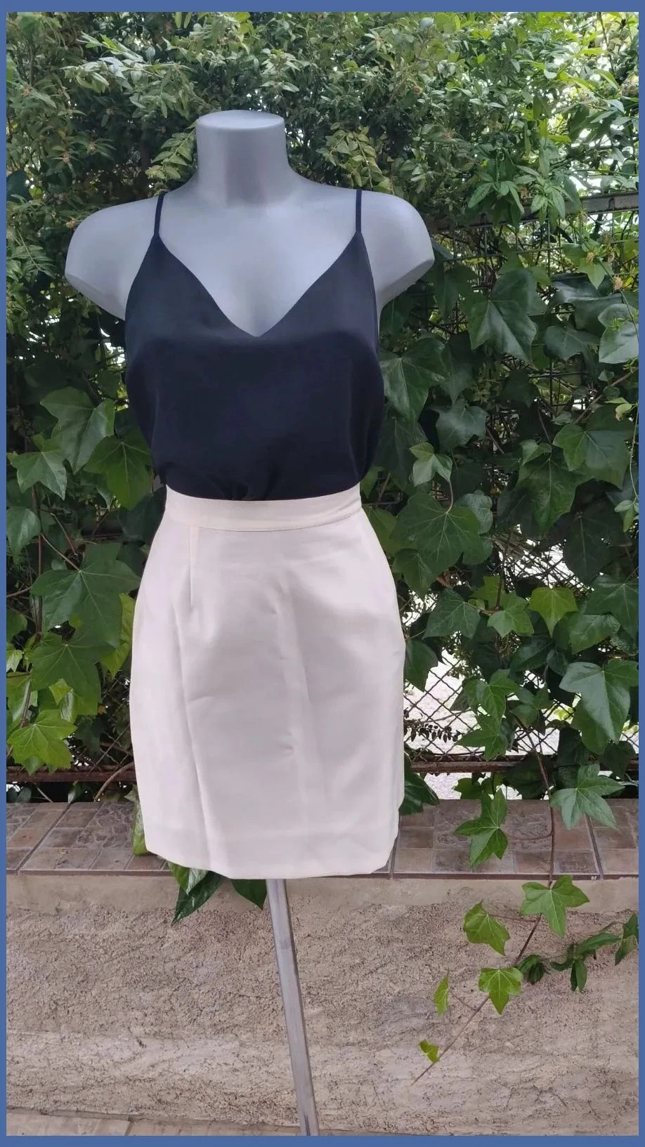Falda Mini Blanca Elegante - Estilo Minimalista – CML – taille L / 40 / 12