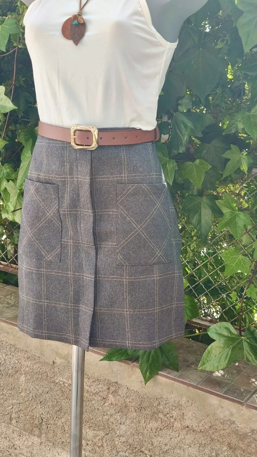 Minifalda de Cuadros MNG (Mango Casual) 🌈 – MNG – taille M / 38 / 10 4