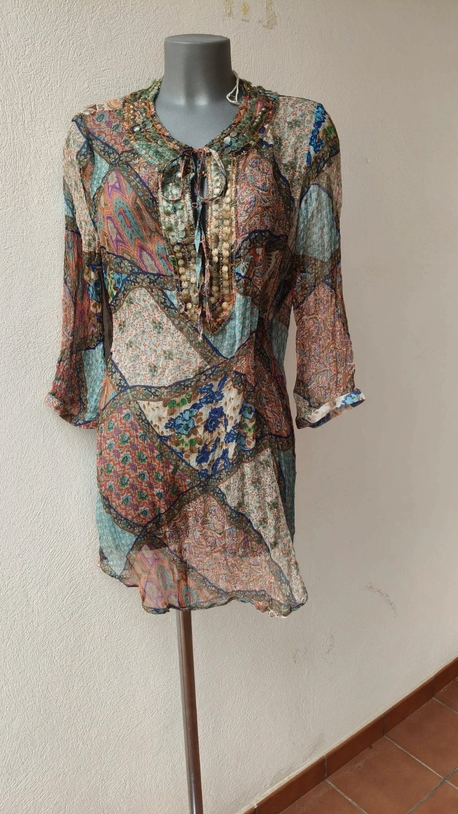 Túnica Boho Chic 🌈 – Selvatgi – taille M / 38 / 10 3