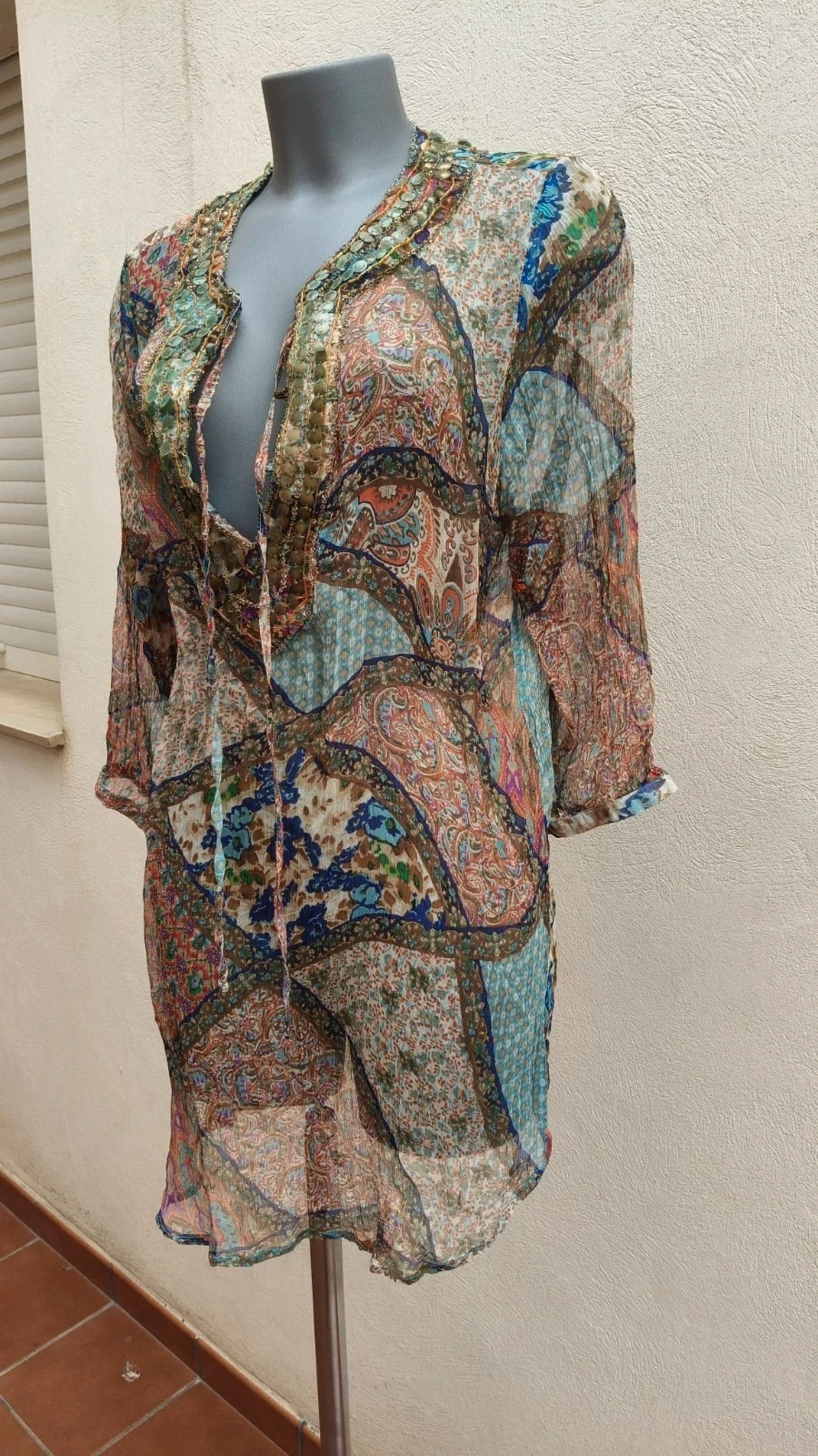 Túnica Boho Chic 🌈 – Selvatgi – taille M / 38 / 10 4
