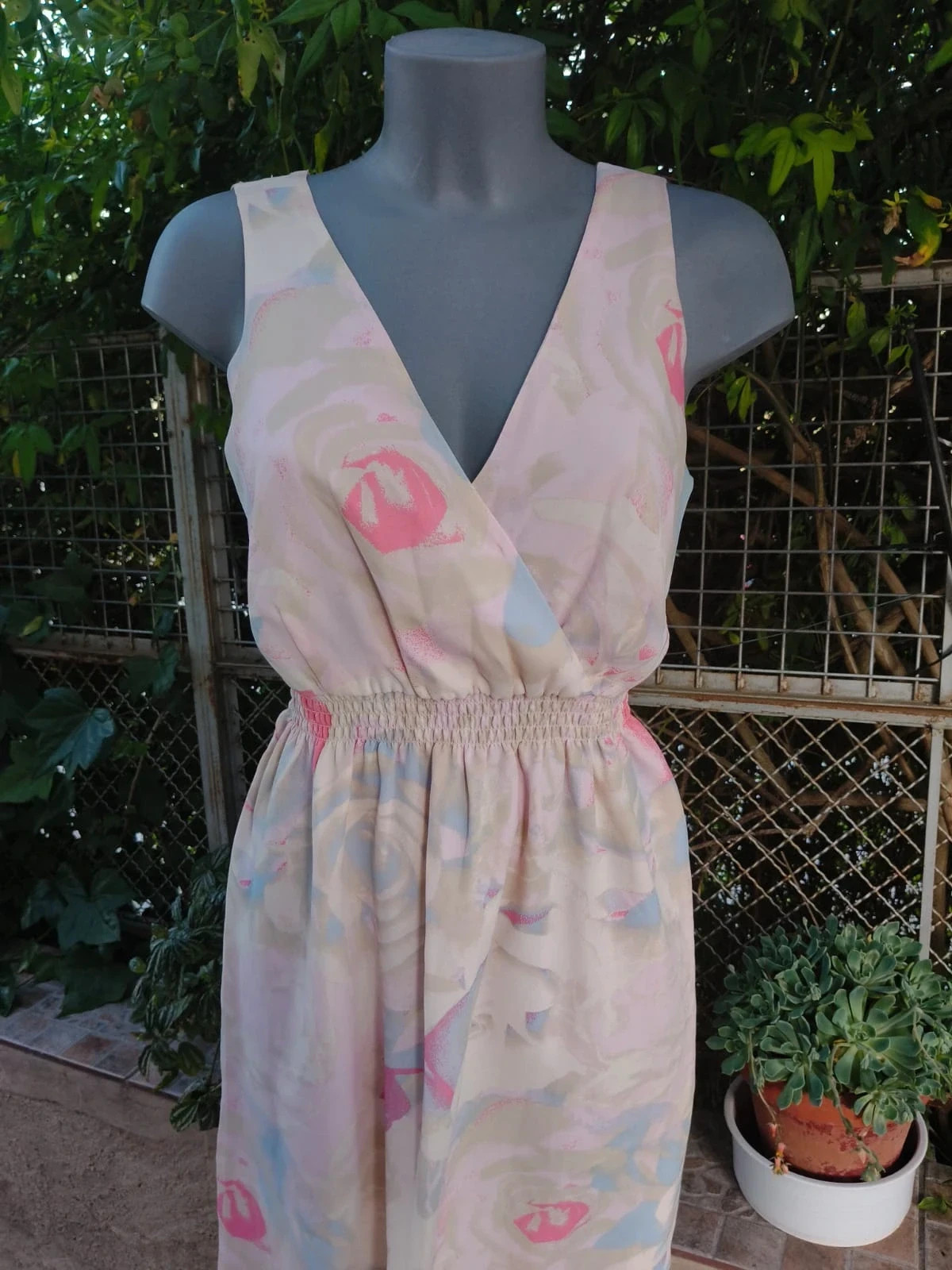 Vestido midi floral pastel - b.young (Talla 36) 🌈 – b.young – taille S / 36 / 8 2