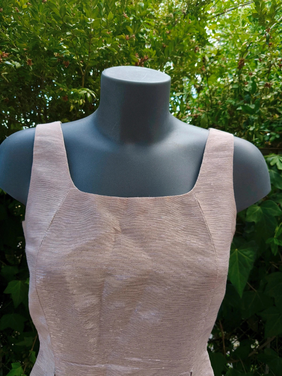 Top ajustado de lúrex rosa pastel – La Boutique – taille L / 40 / 12 5