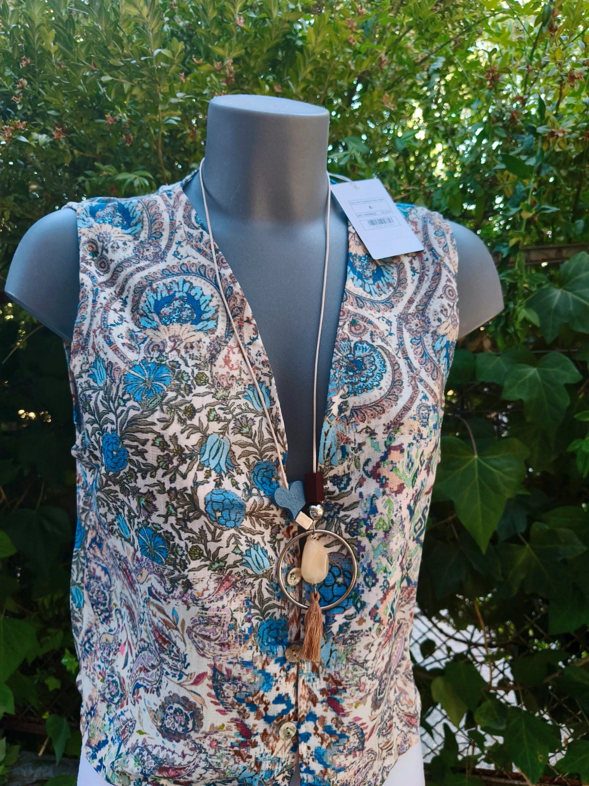Chaleco estampado boho de Massima Grazia 🌈 – massima grazia – taille L / 40 / 12 2