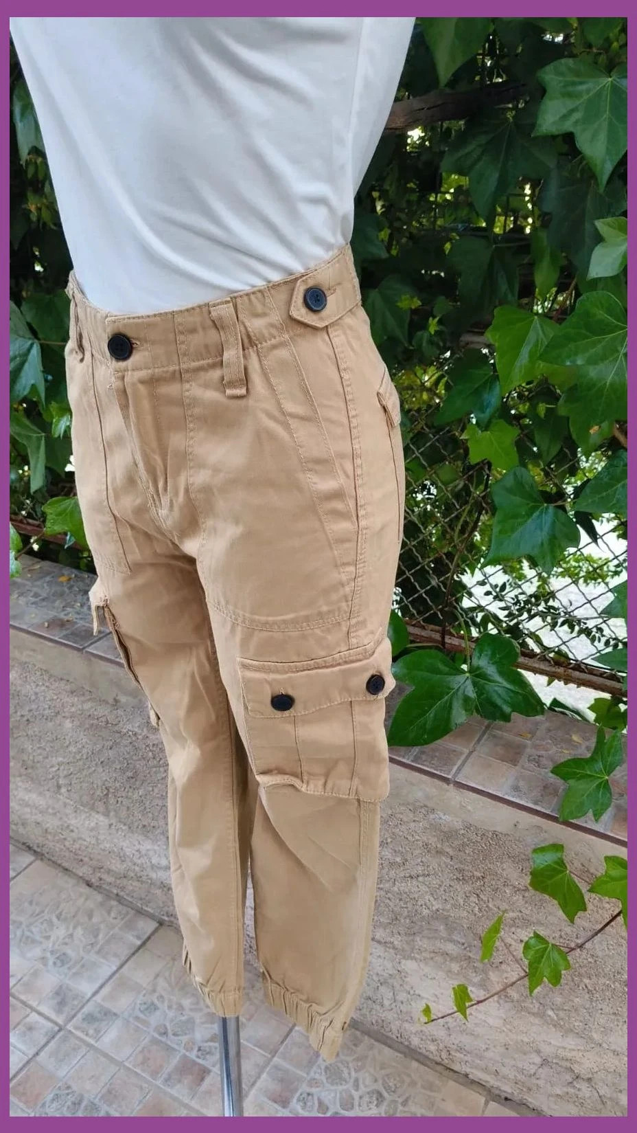 Cargo Bershka Camel , Corte perfecto 💯 – Bershka – taille XS / 34 / 6 3