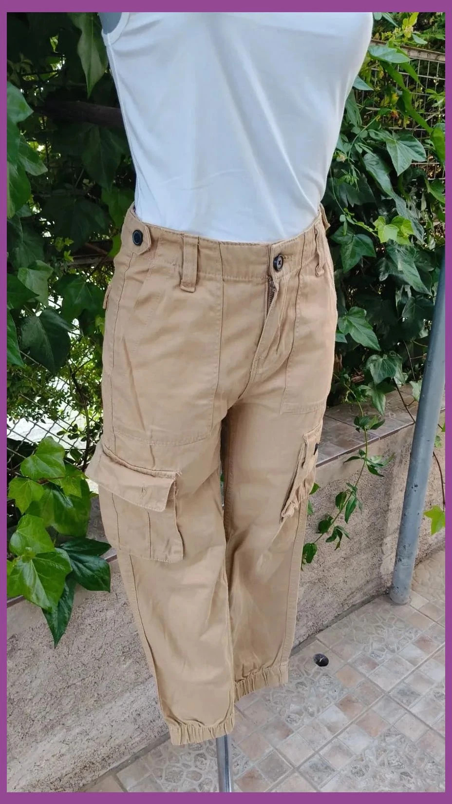 Cargo Bershka Camel , Corte perfecto 💯 – Bershka – taille XS / 34 / 6 4