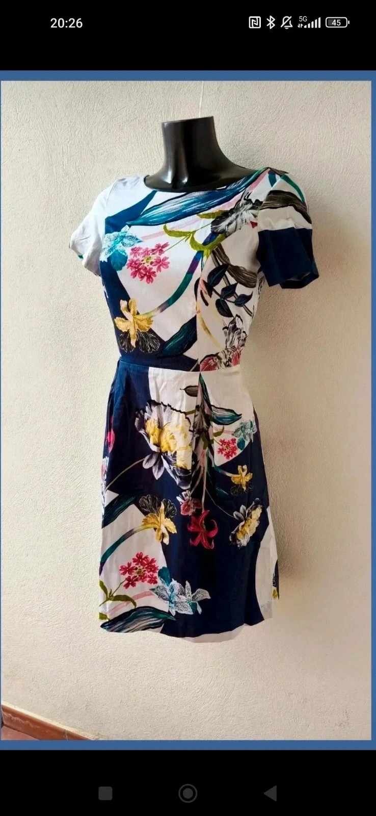 Vestido Playero / Casual con Estampado Floral - Sagrario Moreno – Sagrario moreno – taille S / 36 / 8 5