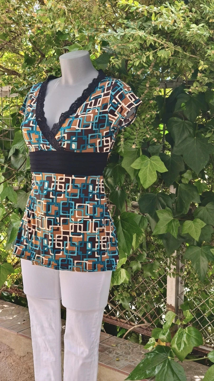 Blusa de Estilo Retro - Lucky’s Paris 🌈 – Lucky Paris – taille M / 38 / 10 4