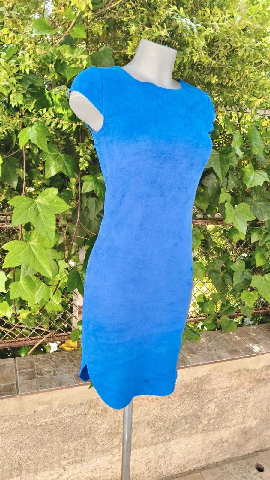 Vestido Azul Eléctrico Efecto Antelina - Lulu Love 🌈 – Lulu Love – taille S / 36 / 8 2