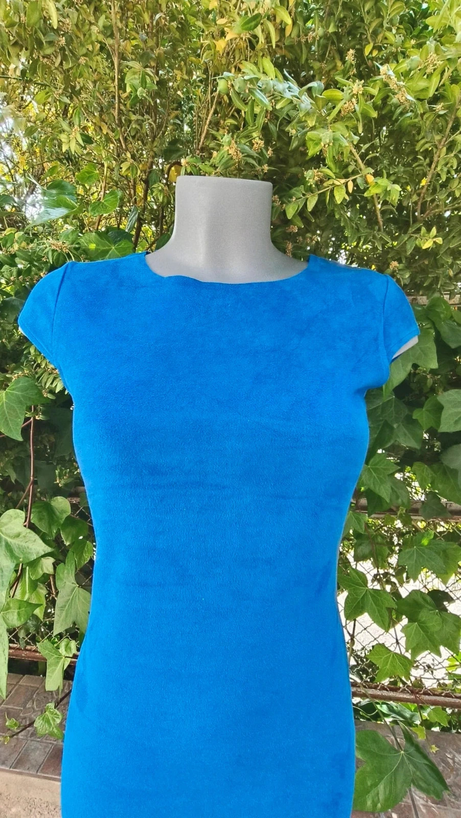 Vestido Azul Eléctrico Efecto Antelina - Lulu Love 🌈 – Lulu Love – taille S / 36 / 8 4
