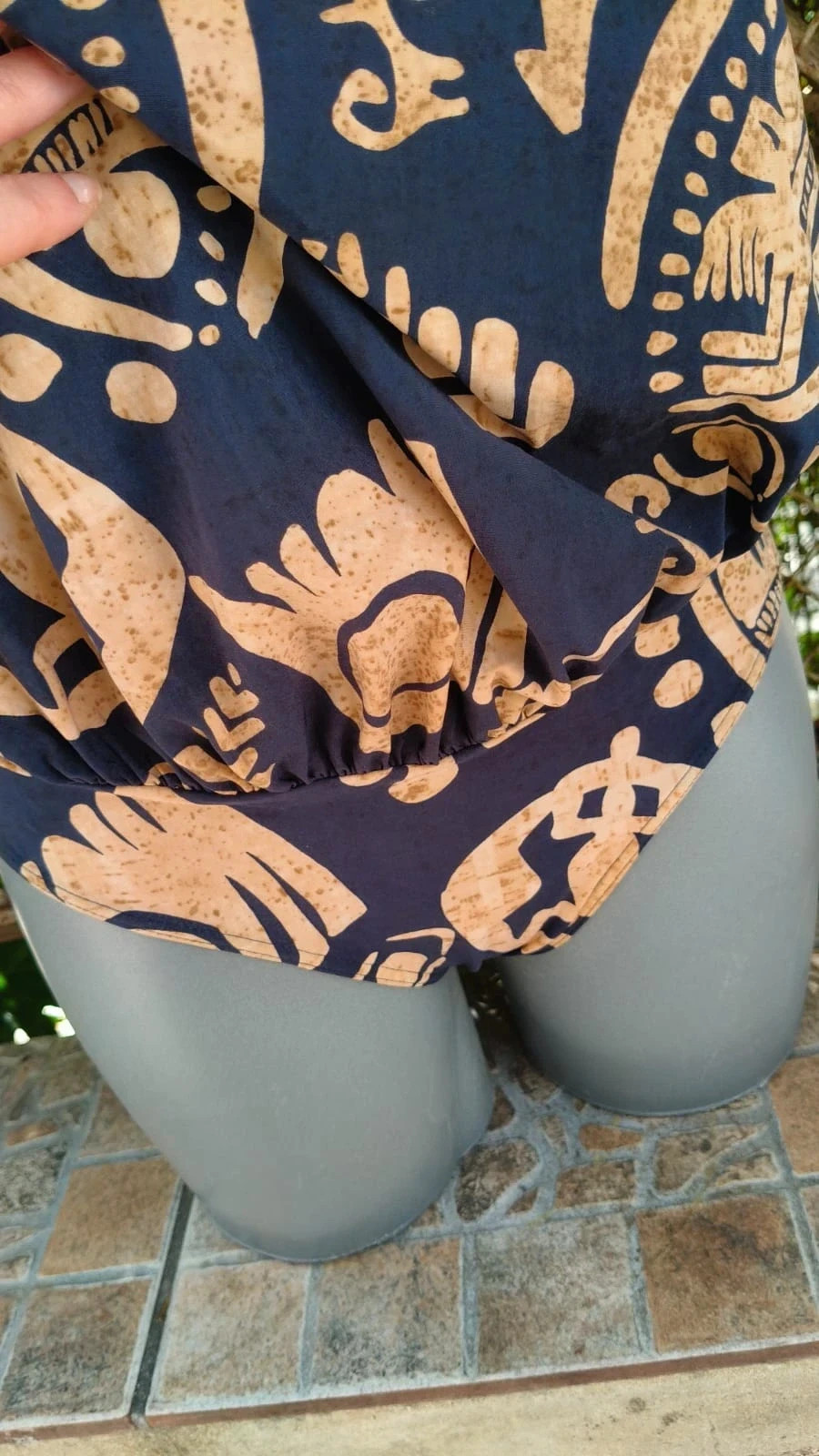 Bañador Vintage "Made in Germany" - Estilo Étnico / Boho – Modell – taille XL / 42 / 14 4
