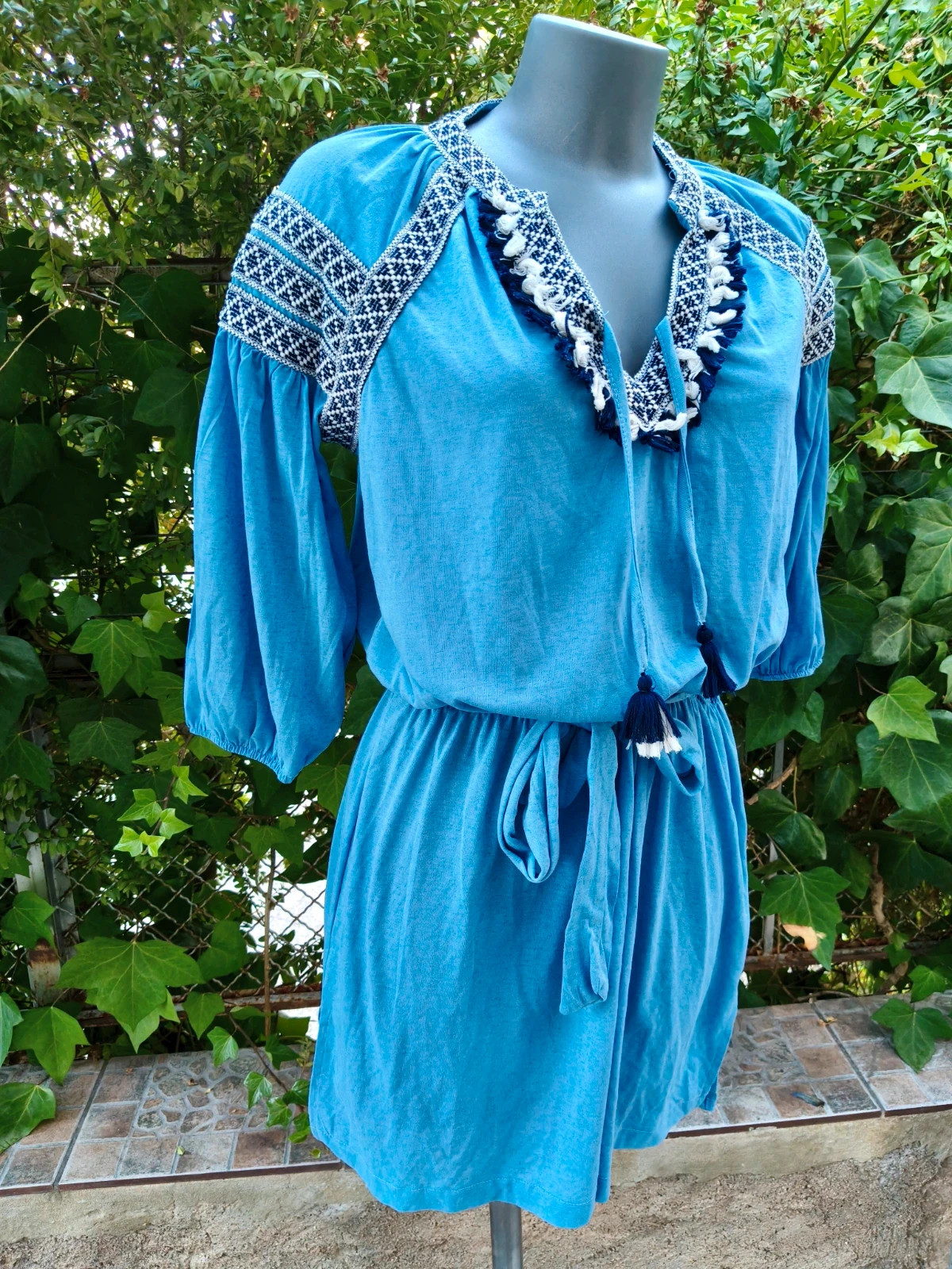 Vestido corto estilo boho azul Women'secret talla M 🌈 – Women'secret – taille M / 38 / 10 2