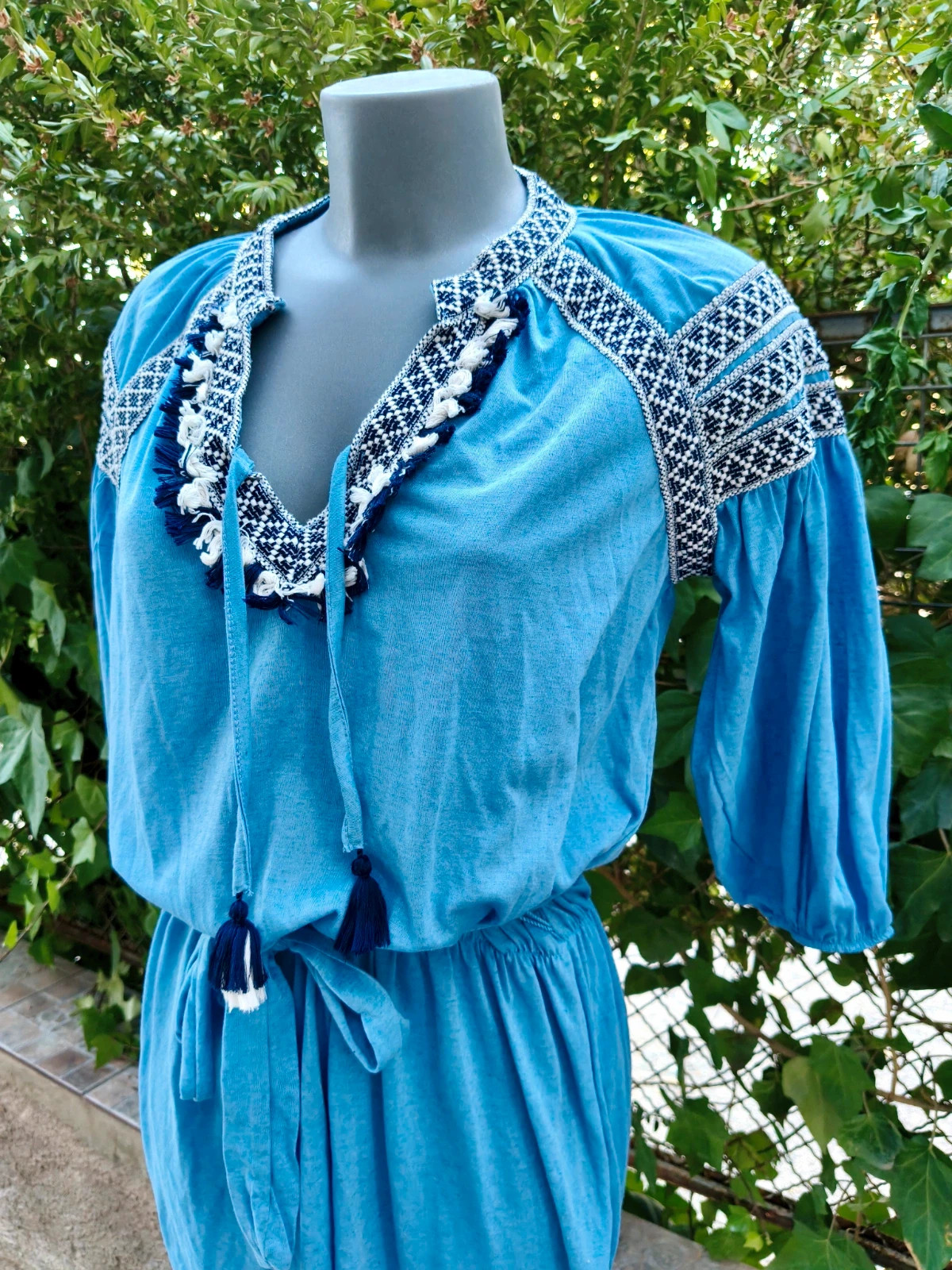 Vestido corto estilo boho azul Women'secret talla M 🌈 – Women'secret – taille M / 38 / 10 3