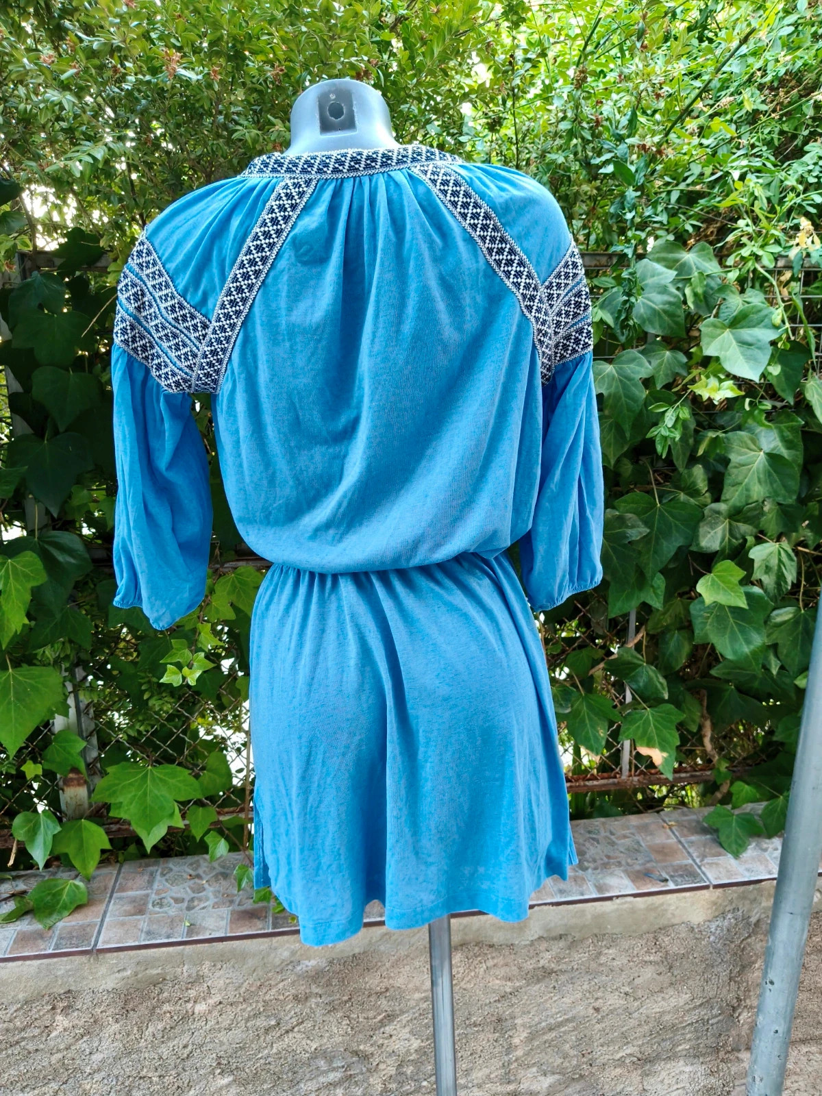 Vestido corto estilo boho azul Women'secret talla M 🌈 – Women'secret – taille M / 38 / 10 5