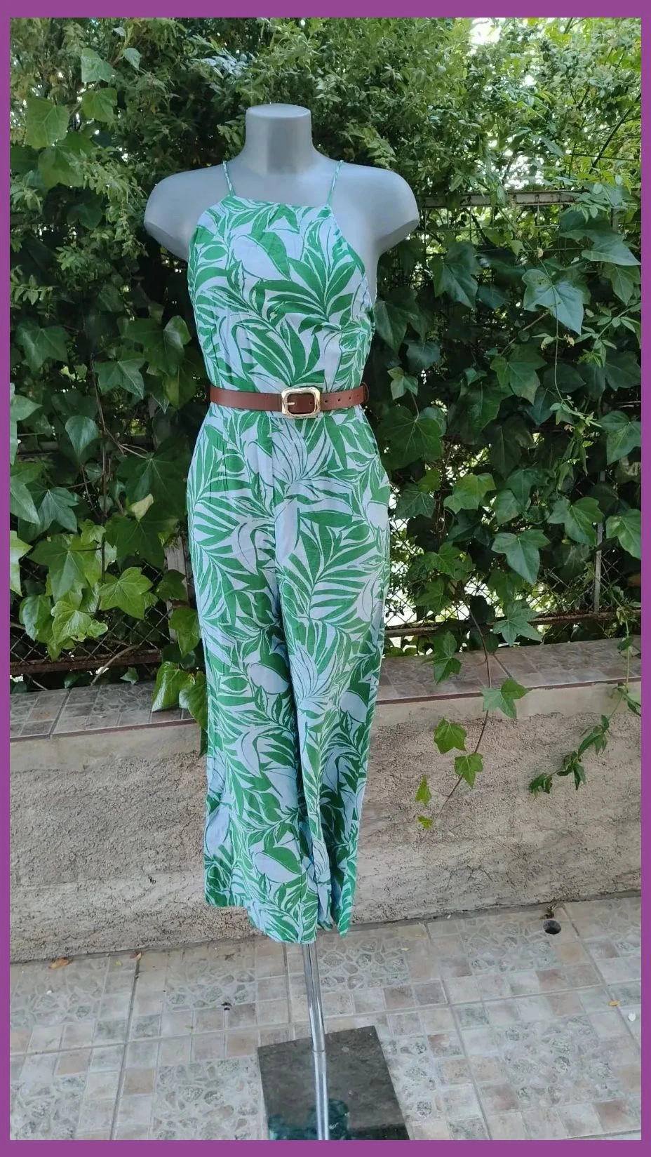 Mono Largo Estampado Tropical - Mango 🥭 – Mango – taille S / 36 / 8