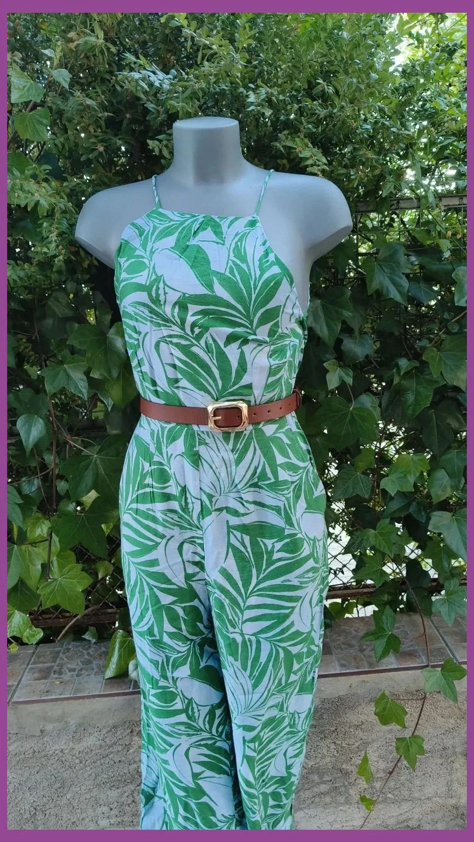 Mono Largo Estampado Tropical - Mango 🥭 – Mango – taille S / 36 / 8 2