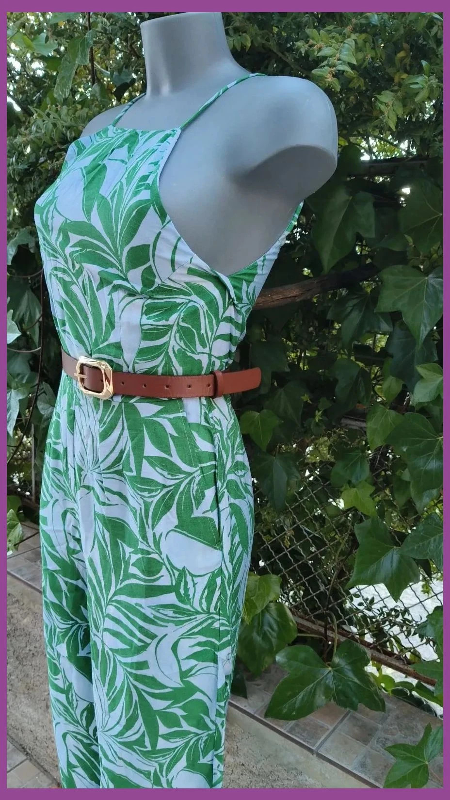 Mono Largo Estampado Tropical - Mango 🥭 – Mango – taille S / 36 / 8 4
