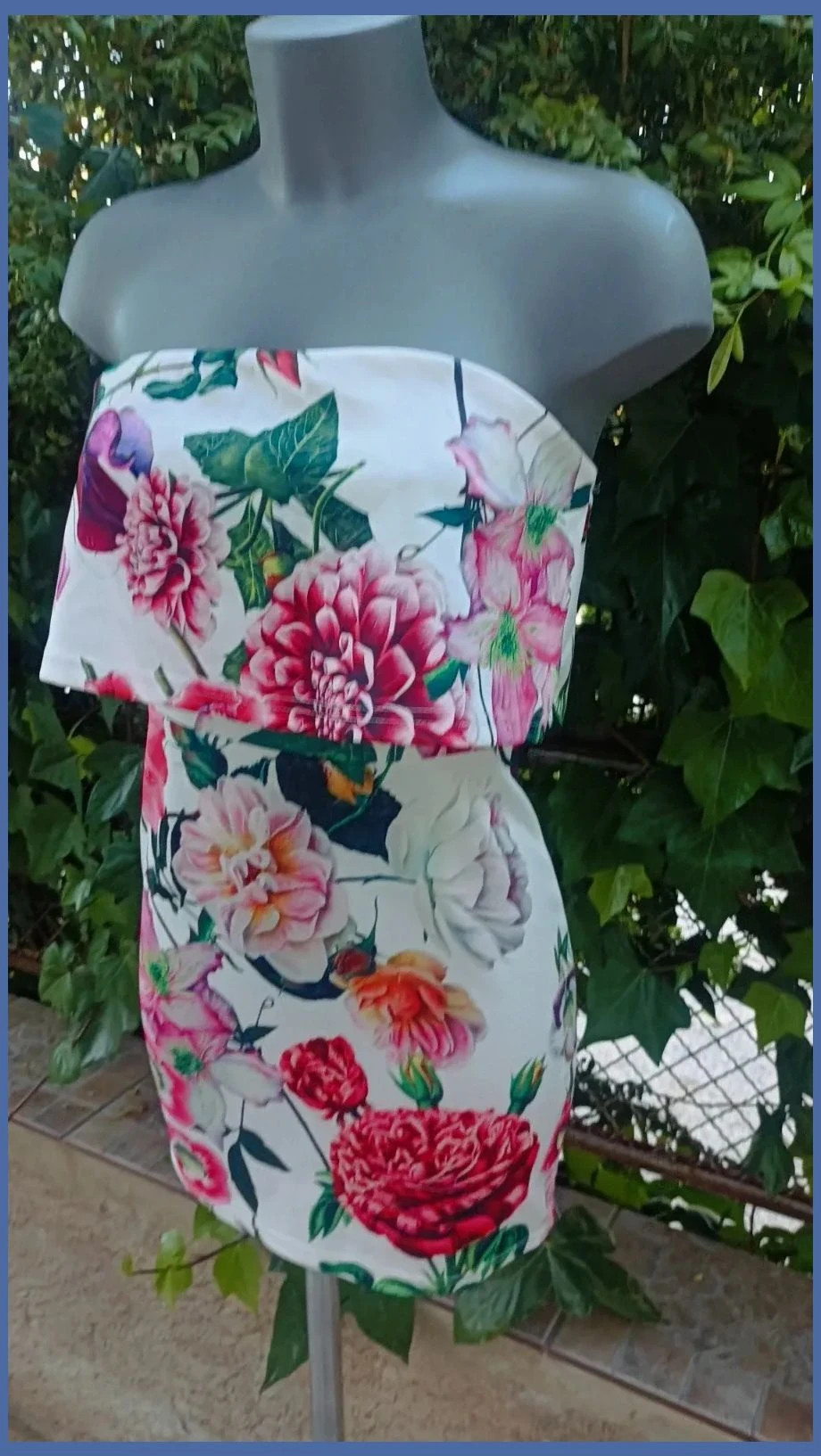 Vestido Ajustado Palabra de Honor con Volante Parisian (Talla 36) 🌈 – Parisian – taille S / 36 / 8 2