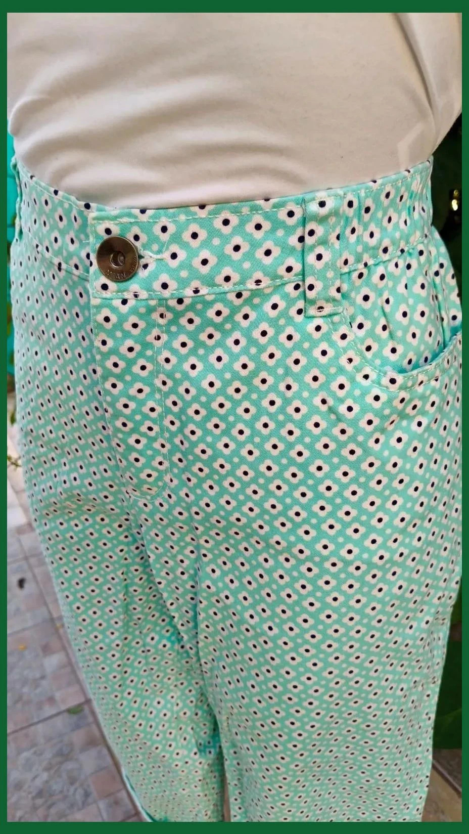 Bermudas Elásticas Estampadas: Ideales y Súper Frescas🌊 – Mian – taille XL / 42 / 14 4