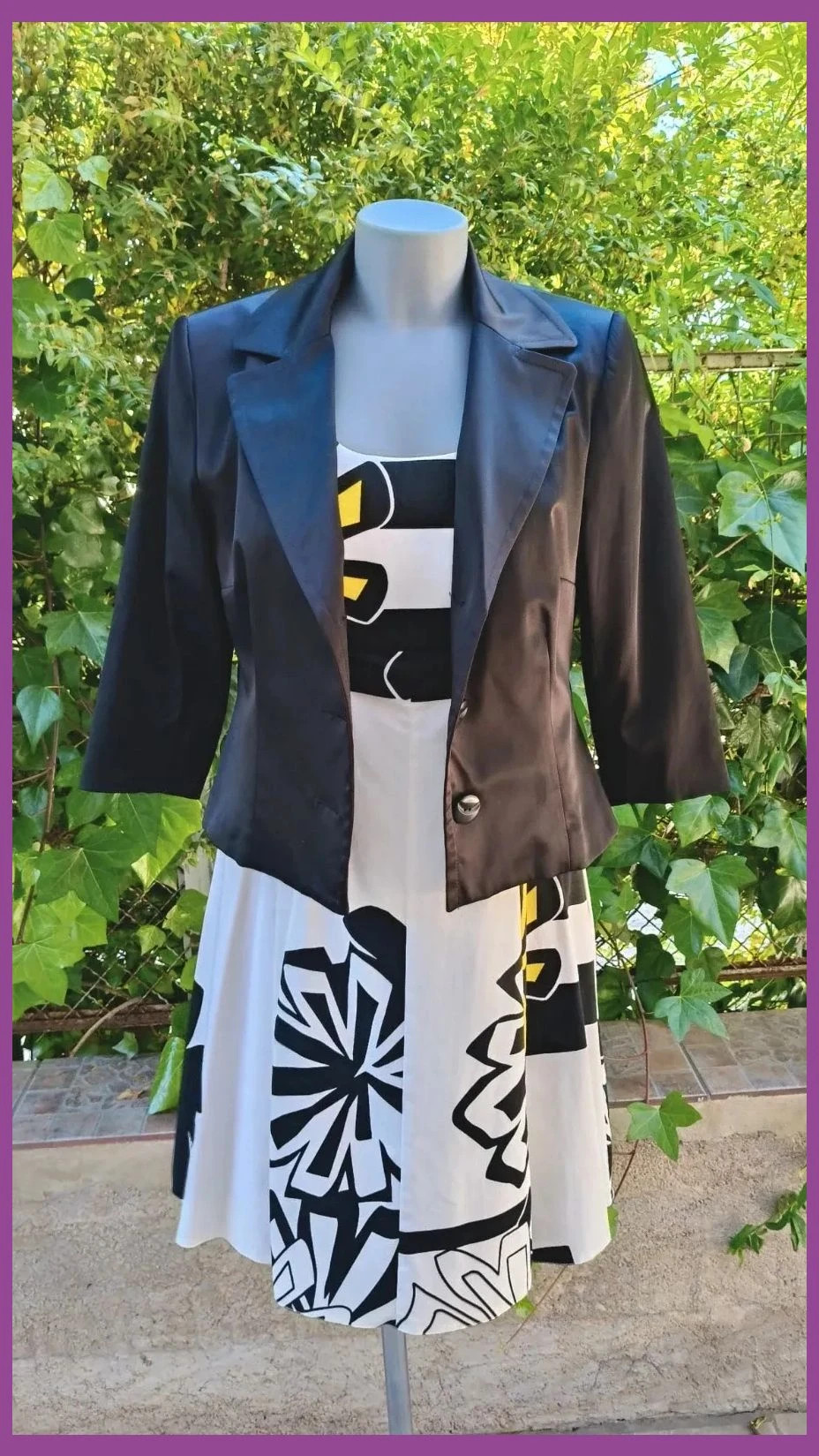 Elegante Conjunto de Vestido y Chaqueta - J. Arggido 🌈 – j.arggido – taille XL / 42 / 14