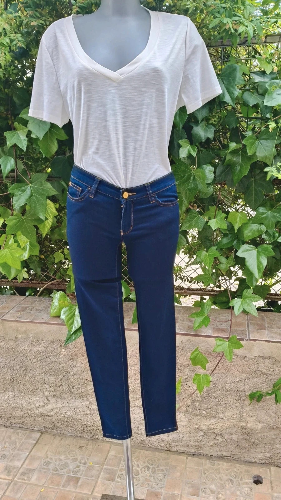 Jeans Michael Kors - Azul Oscuro - Talla 0/25 (S) 🌈 – Michael Kors – taille S / 36 / 8 2