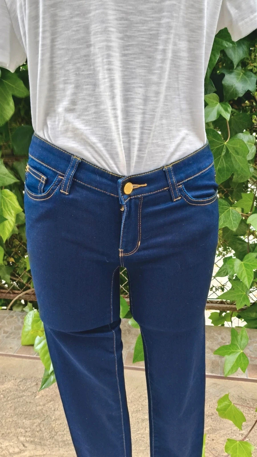 Jeans Michael Kors - Azul Oscuro - Talla 0/25 (S) 🌈 – Michael Kors – taille S / 36 / 8 4