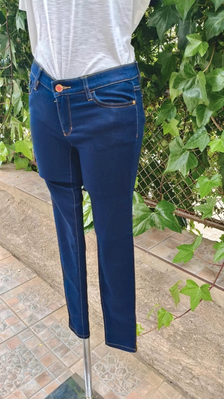 Jeans Michael Kors - Azul Oscuro - Talla 0/25 (S) 🌈 – Michael Kors – taille S / 36 / 8 5
