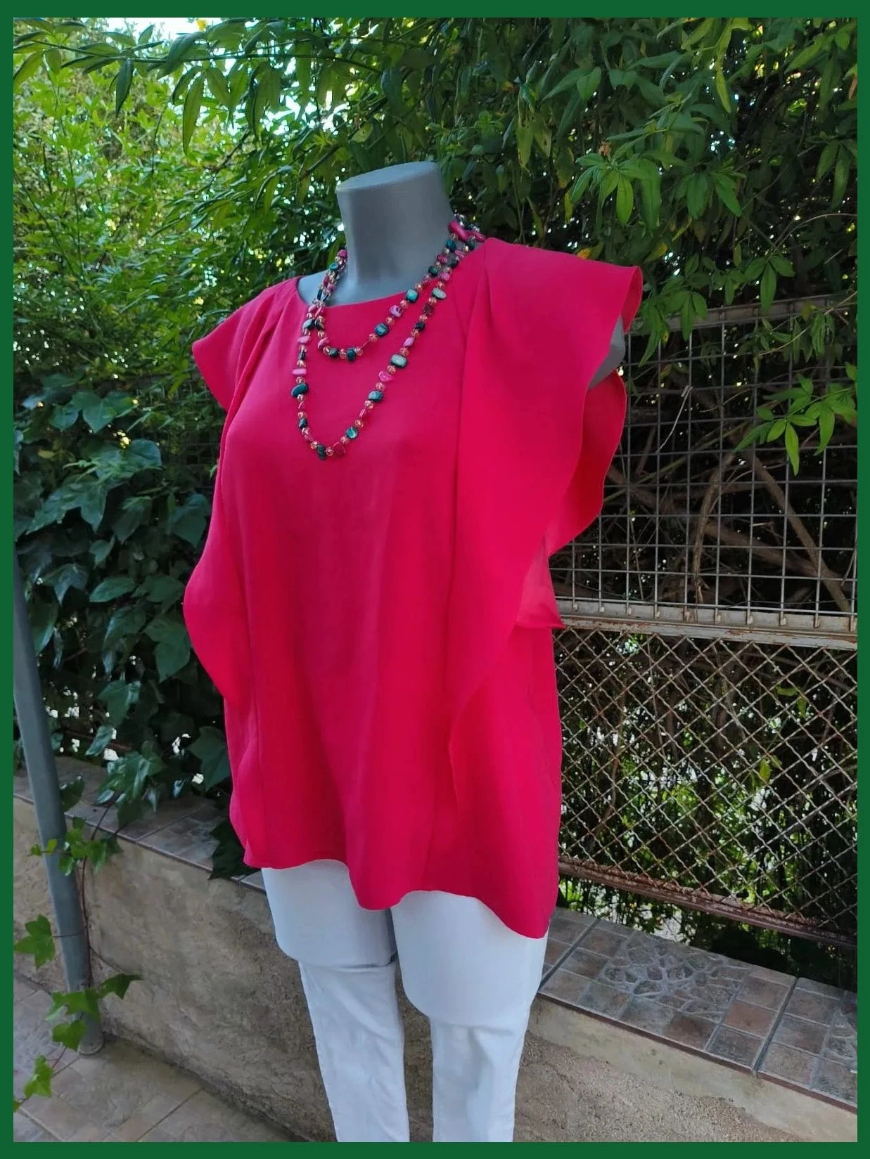 Blusa Elegante Fucsia - Talla L 🌈 – BCBGMAXAZRIA – taille L / 40 / 12 3