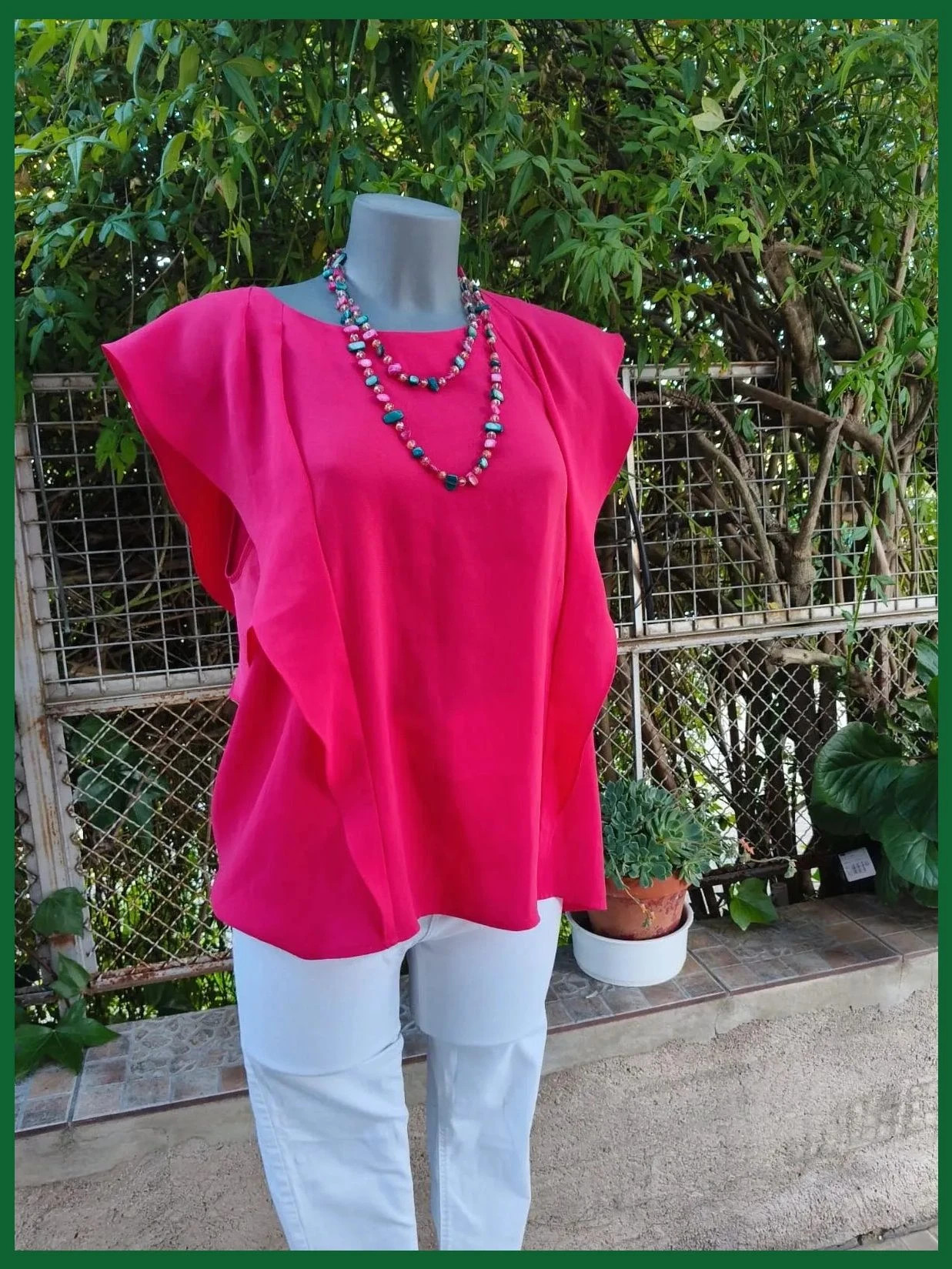 Blusa Elegante Fucsia - Talla L 🌈 – BCBGMAXAZRIA – taille L / 40 / 12 4