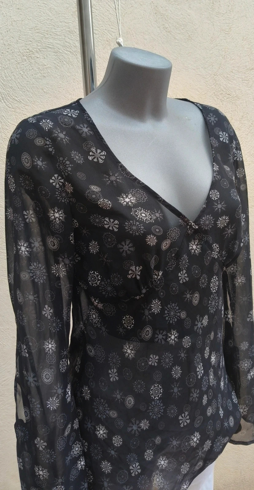 Blusa Esprit Gasa Estampado Mandalas 🌈 – Esprit – taille L 5