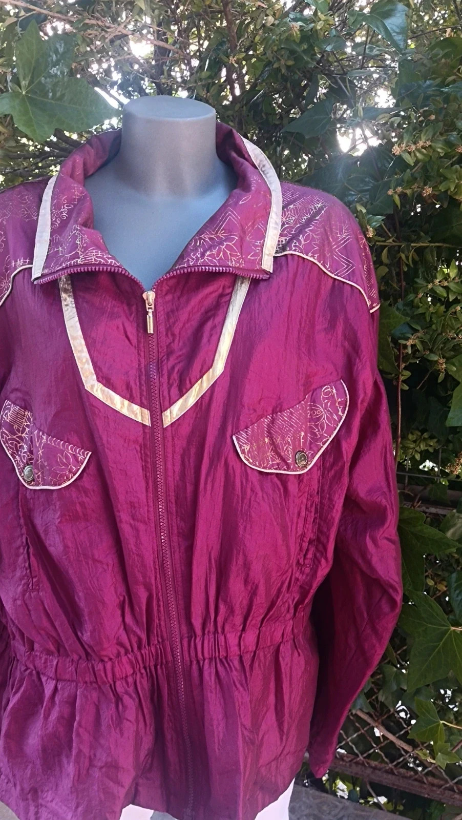 Chaqueta Vintage 80s/90s AthleTech - Estilo Retro/Boho 🌈 – athletech – taille XL / 42 / 14 3