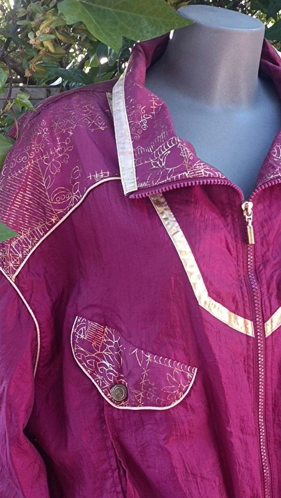 Chaqueta Vintage 80s/90s AthleTech - Estilo Retro/Boho 🌈 – athletech – taille XL / 42 / 14 4