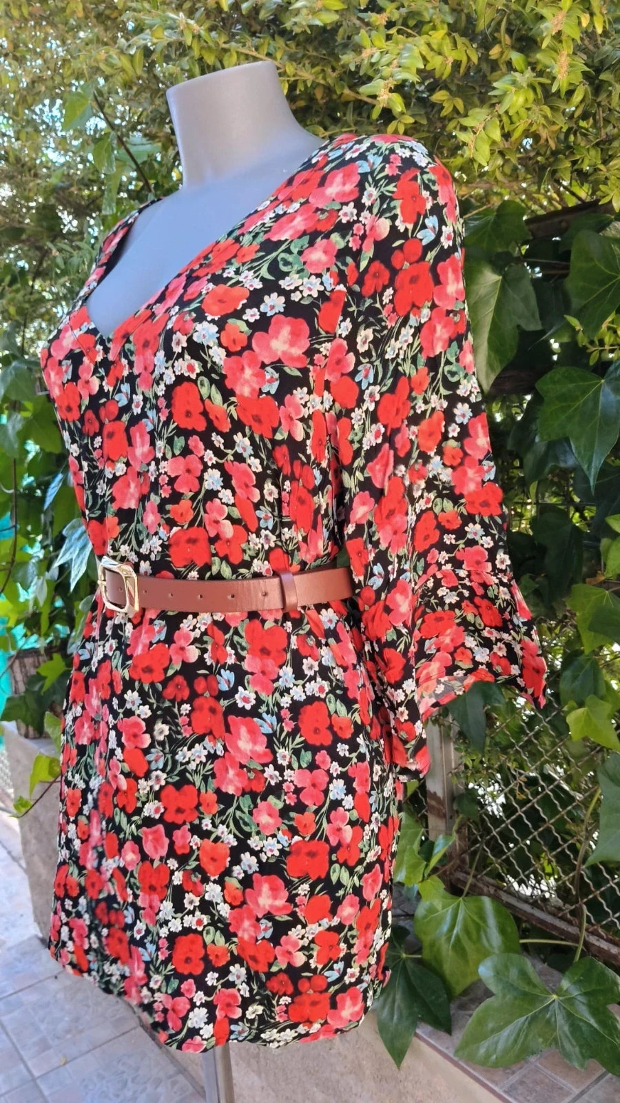 Mini Vestido Floral Zizzi - Talla L (Curvy) 🌈 – Zizzi – taille L / 40 / 12 3