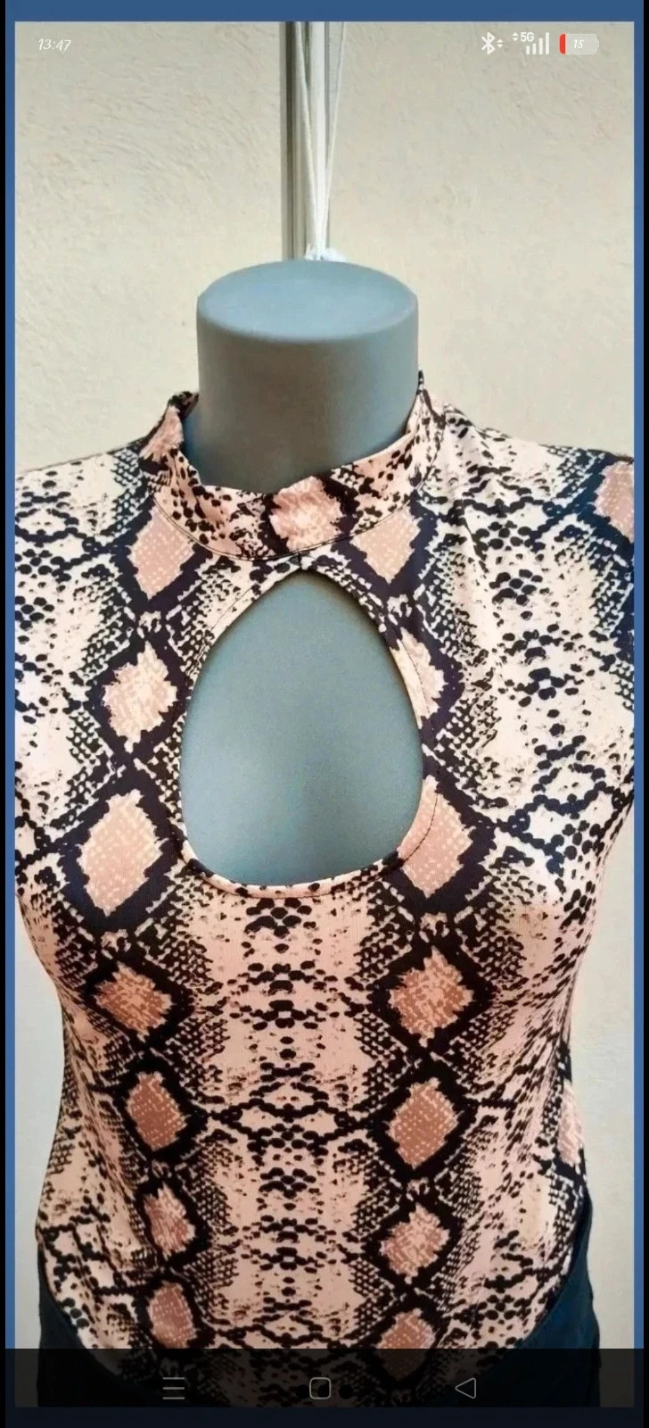 Bodysuit Estampado Serpiente Jennyfer - Talla M - Muy Buen Estado🌈 – Jennyfer – taille M / 38 / 10 4