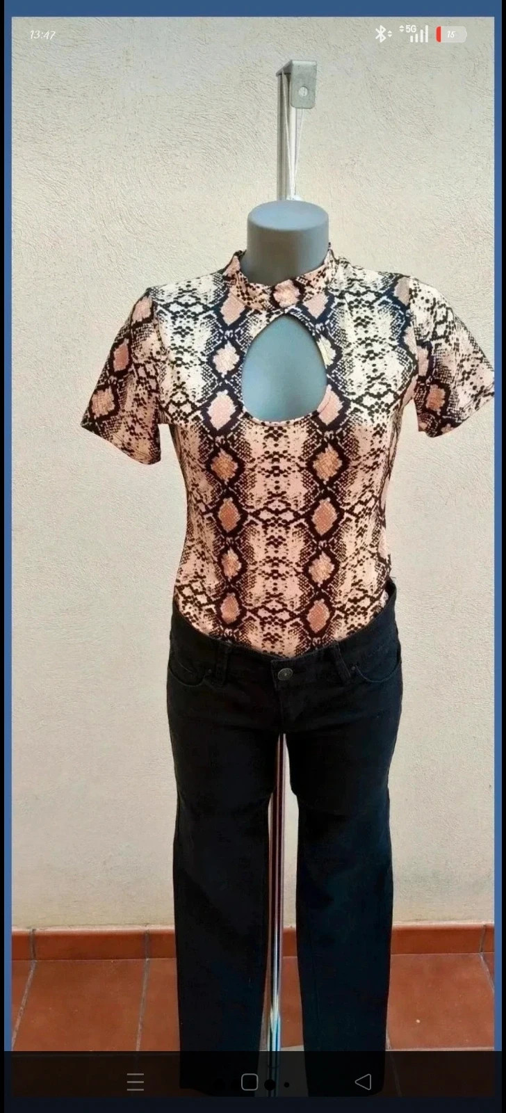 Bodysuit Estampado Serpiente Jennyfer - Talla M - Muy Buen Estado🌈 – Jennyfer – taille M / 38 / 10
