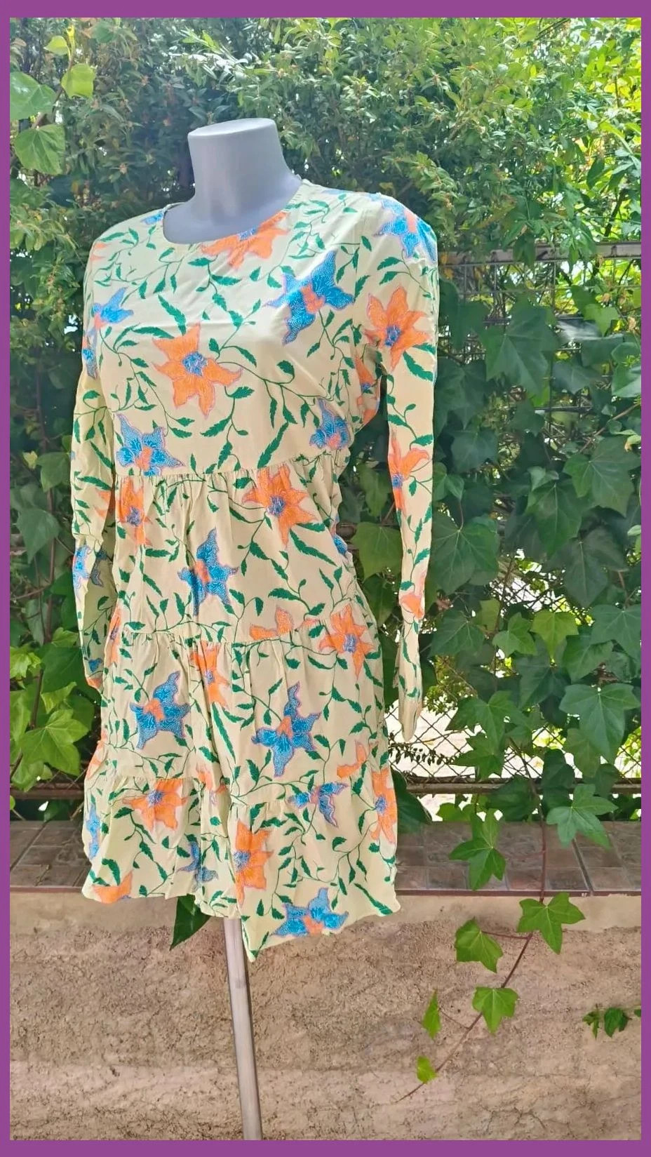 Vestido Corto Floral - R de Rocio (Talla M) 🌈 – R de Rocio – taille M / 38 / 10 4