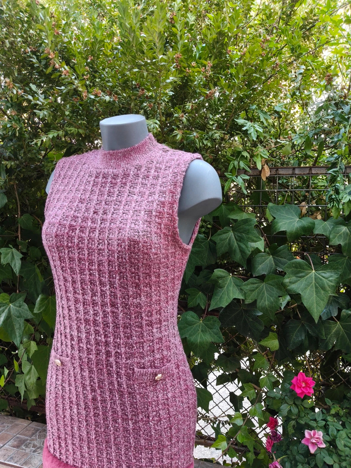 Vestido Corto tweed Burdeos Zara 🌈 – Zara – taille M / 38 / 10 2