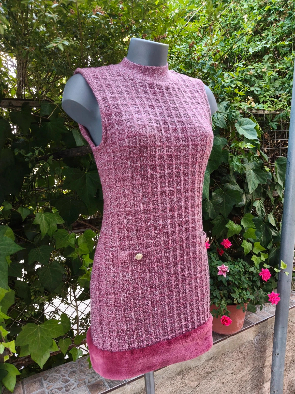 Vestido Corto tweed Burdeos Zara 🌈 – Zara – taille M / 38 / 10 3