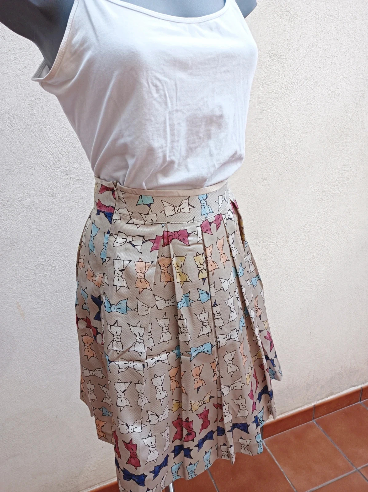 Falda de tablas estampado lazos 🌈 – La Boutique – taille S / 36 / 8 4