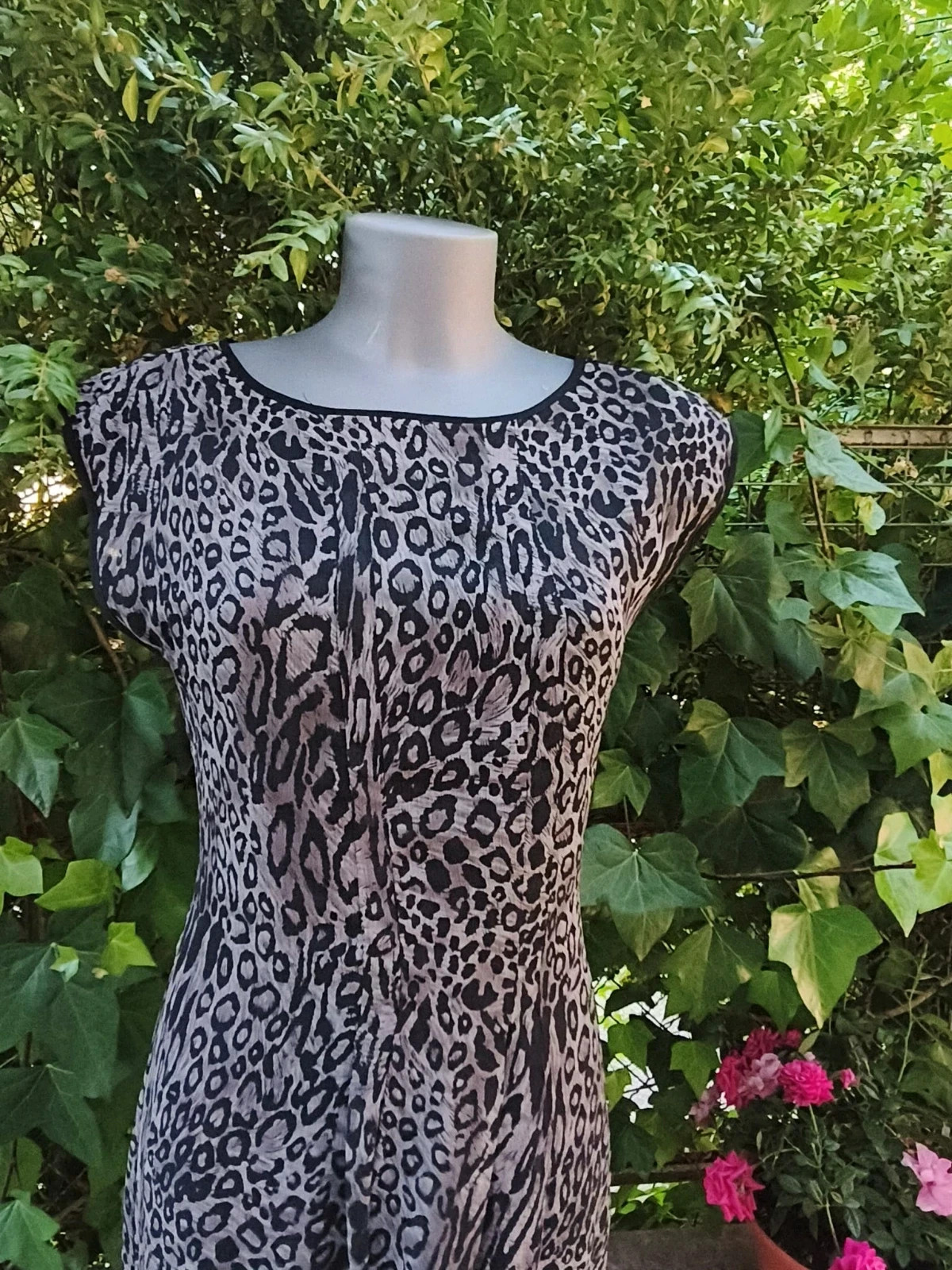 Vestido de Gasa Animal Print de Sfera 🌈 – Sfera – taille S / 36 / 8 4